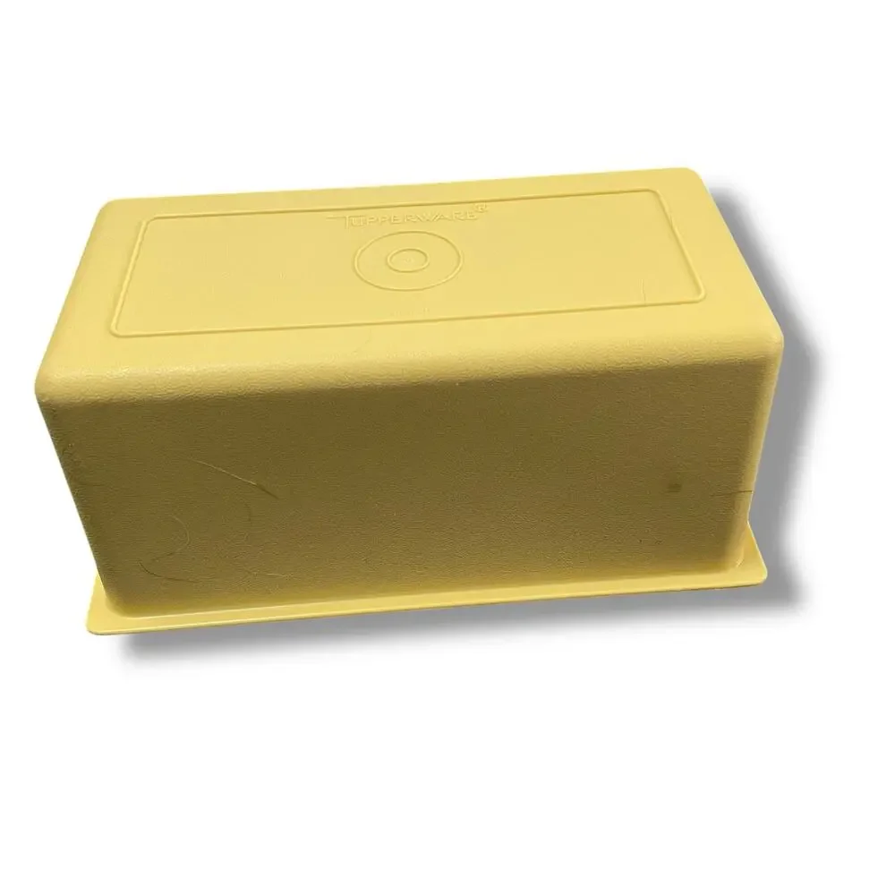 Tupperware Harvest Gold Butter Cheese Container Replacement Lid Part 638 Vintage